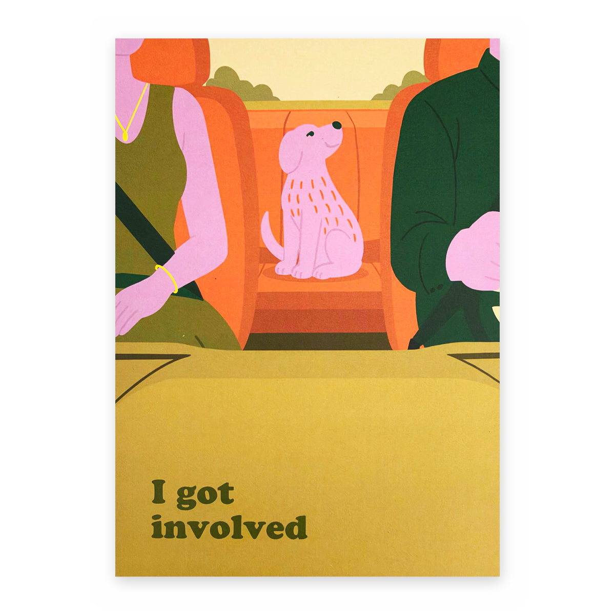 They Picked Up The Keys - Between Us Dogs Greeting Card