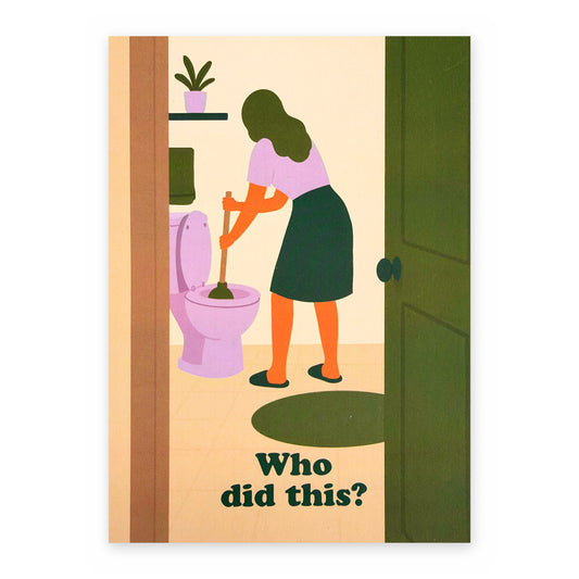 Who Did This? - Between Us Dogs Greeting Card