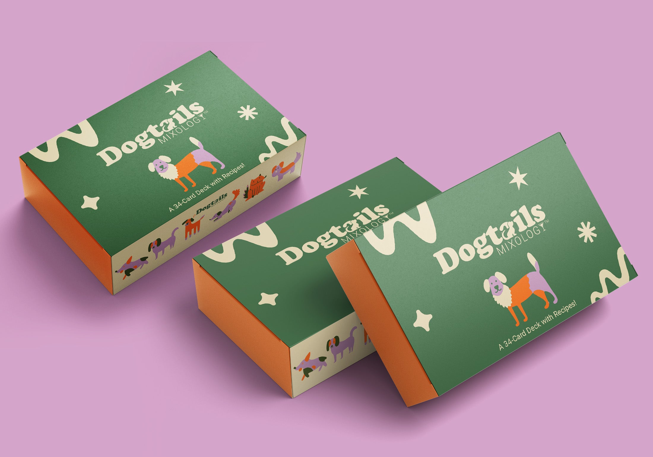 Dogtails Mixology: Human & Dog Cocktail Recipe Deck (x3)